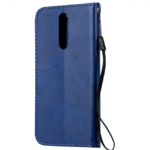 Etui Folio do Xiaomi Redmi Note 8 Sylvette Sztuczna Skóra Z Paskiem