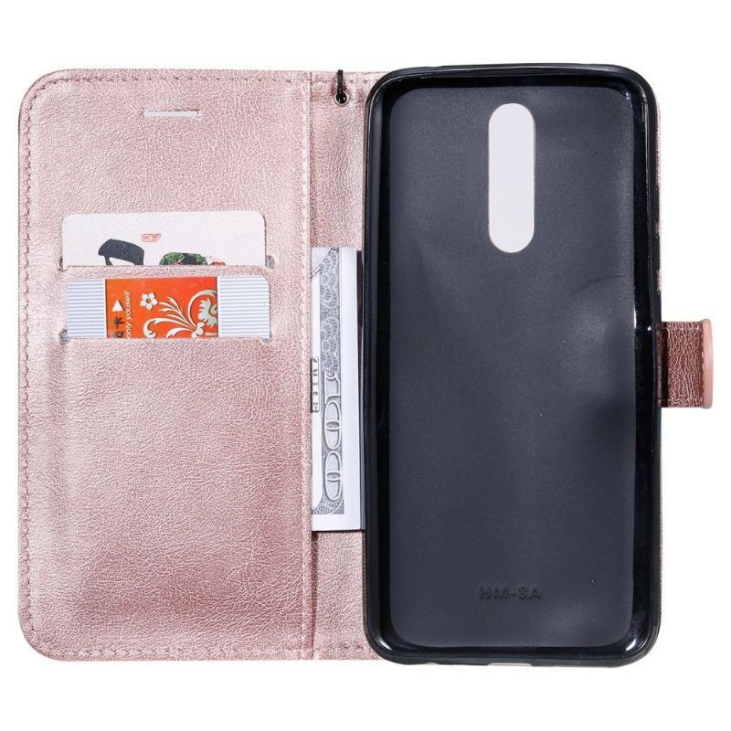 Etui Folio do Xiaomi Redmi Note 8 Sylvette Sztuczna Skóra Z Paskiem