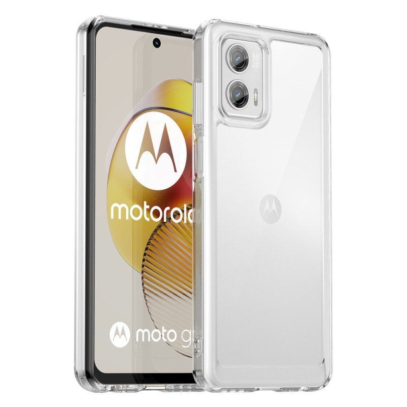 Etui do Moto G73 5G Przezroczysta Hybryda