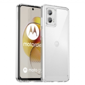 Etui do Moto G73 5G Przezroczysta Hybryda