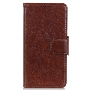 Etui Folio do Moto G73 5G Dwoina Skóry Nappa