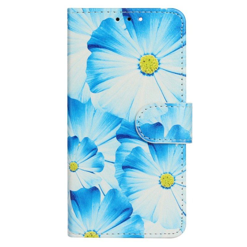 Etui Folio do Moto G73 5G Intensywne Kwiaty