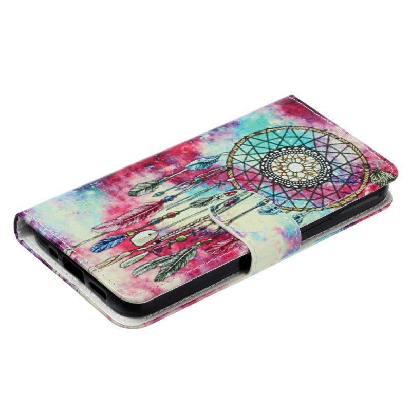 Etui Folio do Moto G73 5G Łapacz Snów