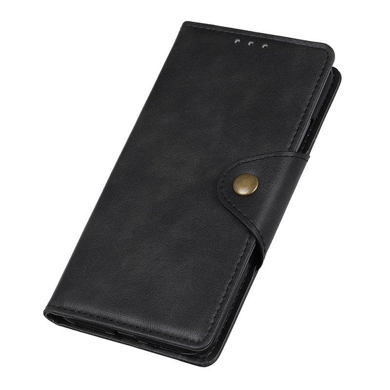 Etui Folio do Moto G73 5G Przycisk Magnetyczny