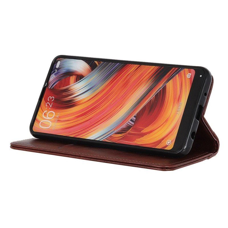 Etui Na Telefon do Moto G73 5G Etui Folio Stylowa Skóra Dwoinowa