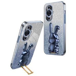 Etui Do Huawei Nova 11 Pro Wsparcie Dla Kreskówek Królików