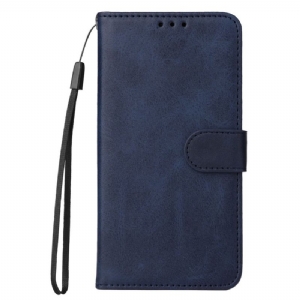 Etui Folio Huawei Nova 11 Pro Zwykły Skórzany Model Z Paskiem