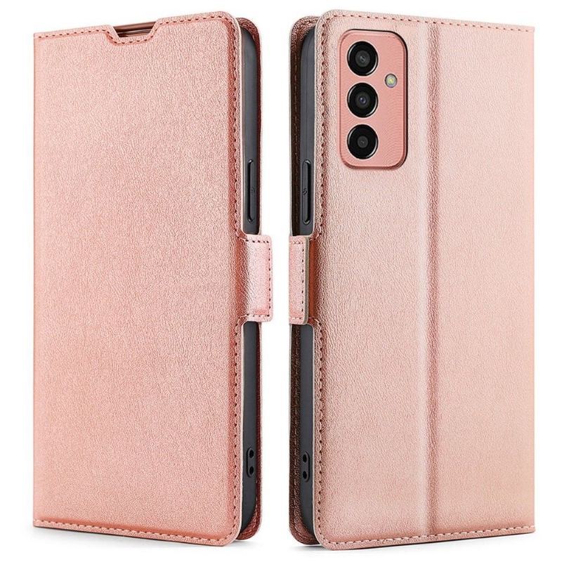 Etui Folio do Samsung Galaxy M13 Faux Leather Minimalistyczny Biznes