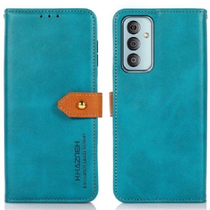 Etui Folio do Samsung Galaxy M13 Khazneh Bicolor Sztuczna Skóra