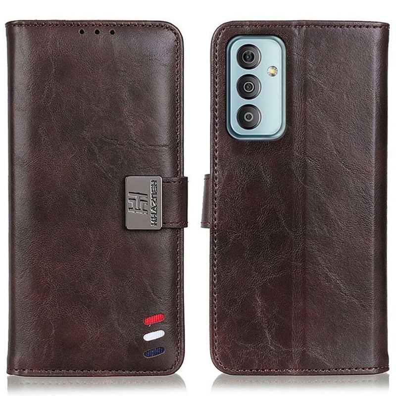 Etui Folio do Samsung Galaxy M13 Melody Efekt Skóry Khazneh