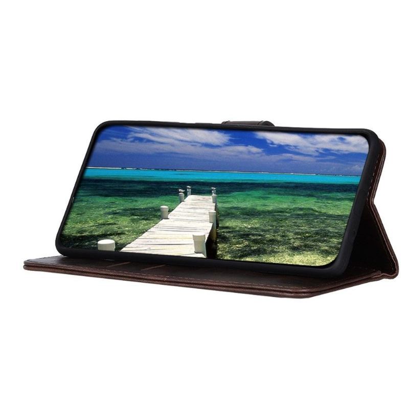 Etui Folio do Samsung Galaxy M13 Melody Efekt Skóry Khazneh