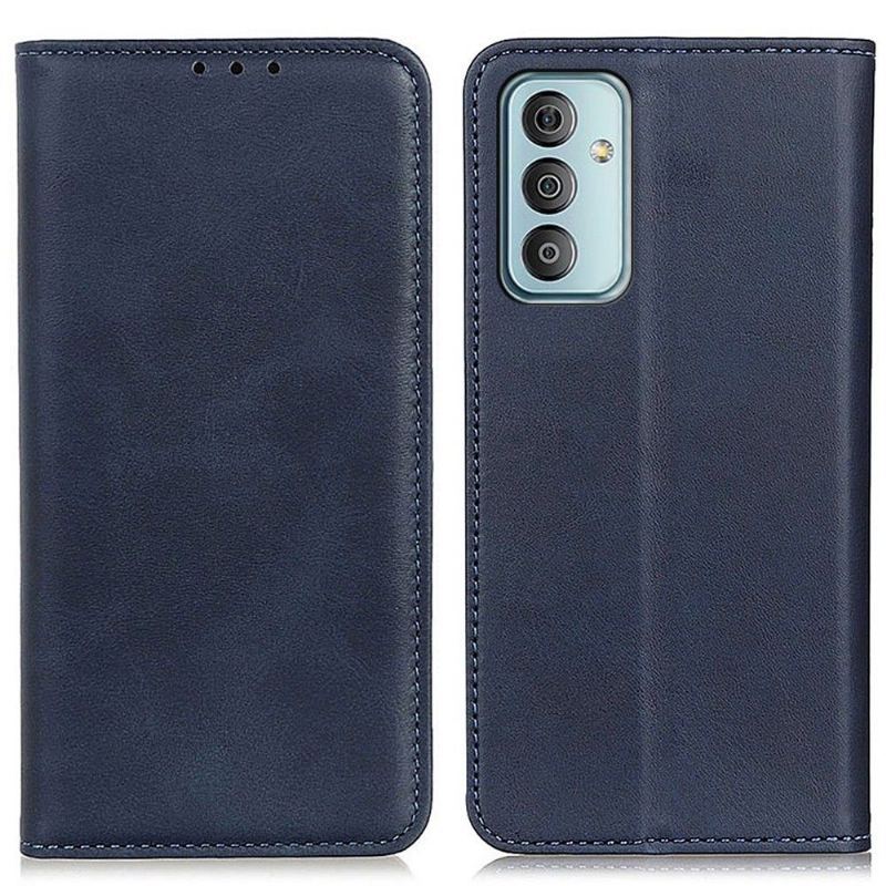 Etui Folio do Samsung Galaxy M13 Obrzeża Skórzany Futerał Simone Flip Aged Faux Leather