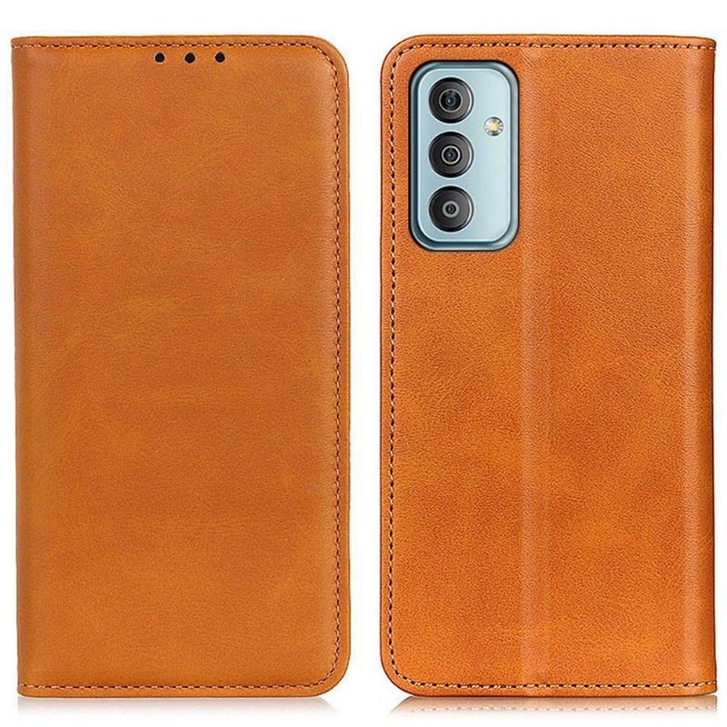 Etui Folio do Samsung Galaxy M13 Obrzeża Skórzany Futerał Simone Flip Aged Faux Leather