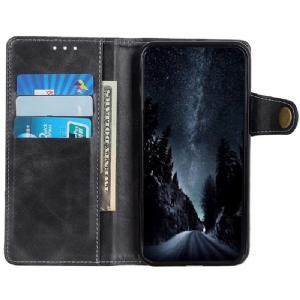 Etui Folio do Samsung Galaxy M13 S Kształt Odsłonięte Szwy