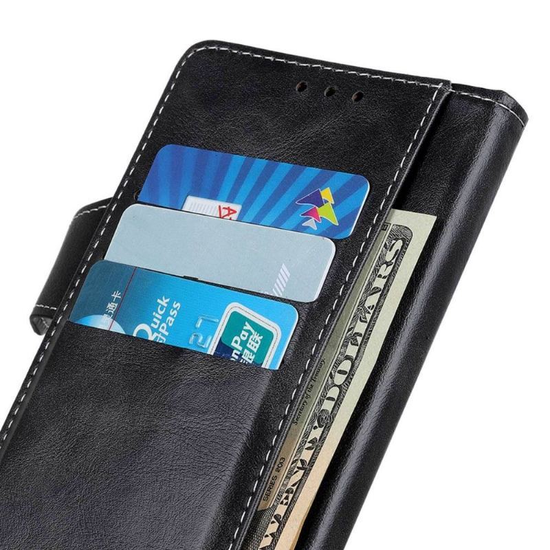 Etui Folio do Samsung Galaxy M13 S Kształt Odsłonięte Szwy