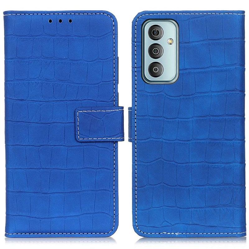 Obudowa Etui Na Telefon do Samsung Galaxy M13 Croco Look Stitching