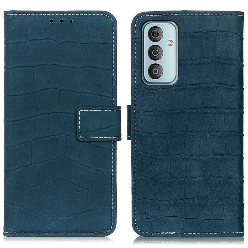 Obudowa Etui Na Telefon do Samsung Galaxy M13 Croco Look Stitching