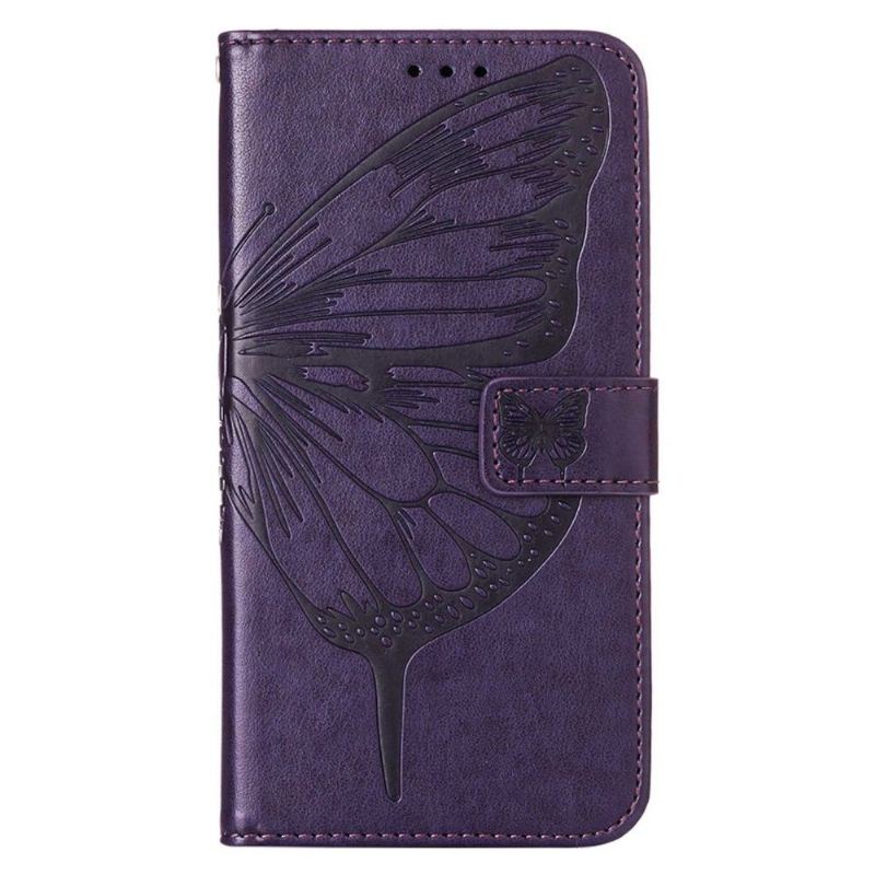 Etui Folio do Nokia 3.4 / Nokia 5.4 Butterfly Flower Posiadacz Karty