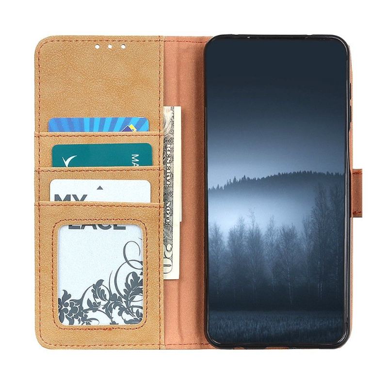 Etui Folio do Nokia 3.4 / Nokia 5.4 Classic Khazneh Efekt Skóry Retro