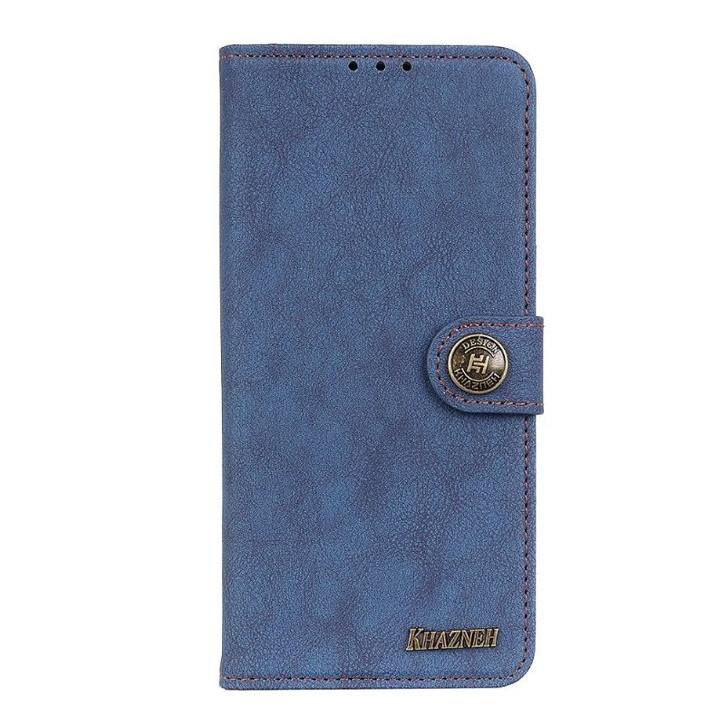 Etui Folio do Nokia 3.4 / Nokia 5.4 Classic Khazneh Efekt Skóry Retro