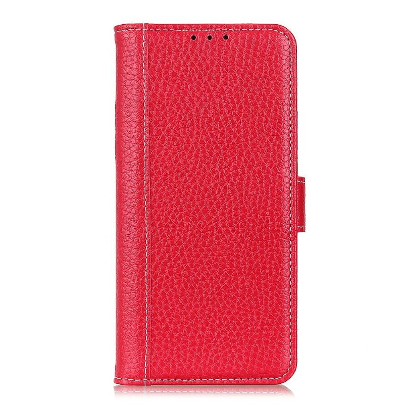 Etui Folio do Nokia 3.4 / Nokia 5.4 Skóra Ziarnista Szwy