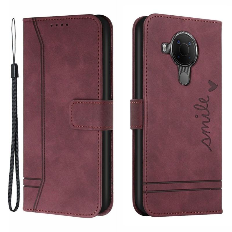 Etui Folio do Nokia 3.4 / Nokia 5.4 Uśmiech Linii