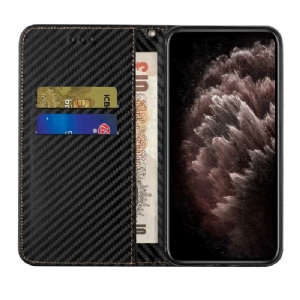 Etui Folio do Nokia 3.4 / Nokia 5.4 Włókno Węglowe