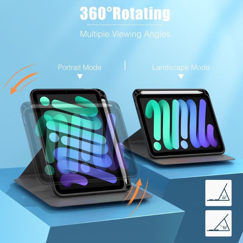 iPad Mini Cover (2021) Obrotowy Stojak 360 Stopni