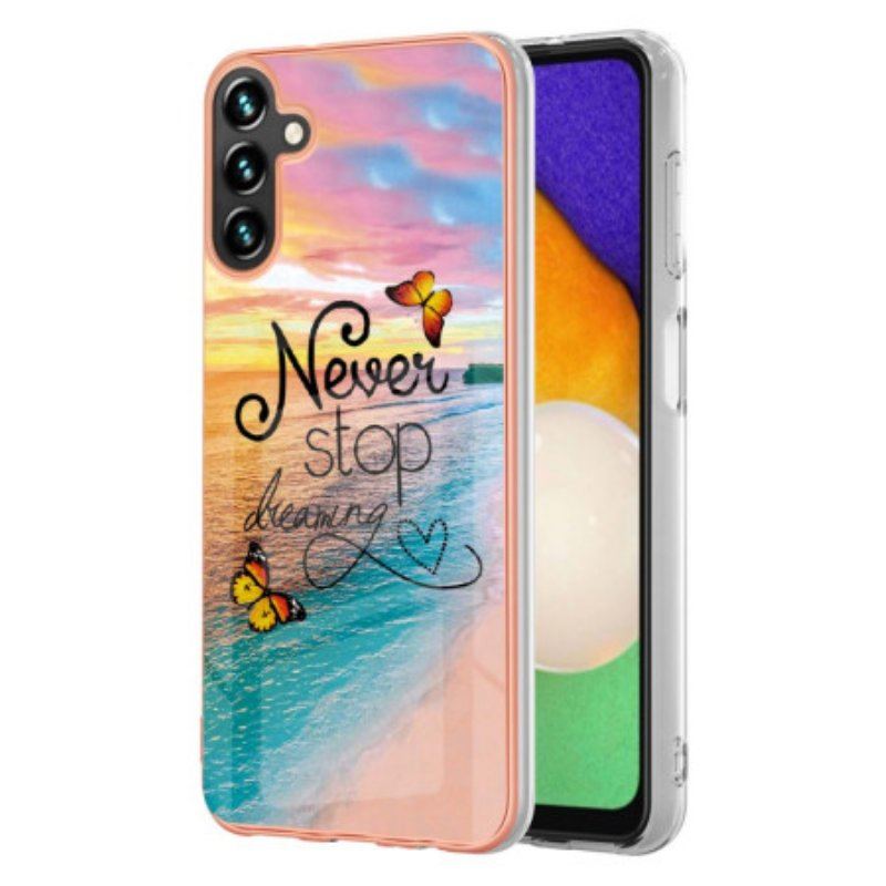 Etui do Samsung Galaxy A54 5G Nigdy Nie Śnij Motyli