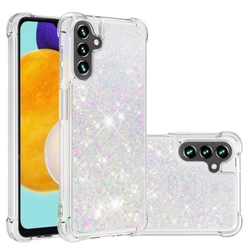 Etui do Samsung Galaxy A54 5G Pragnienia Cekiny