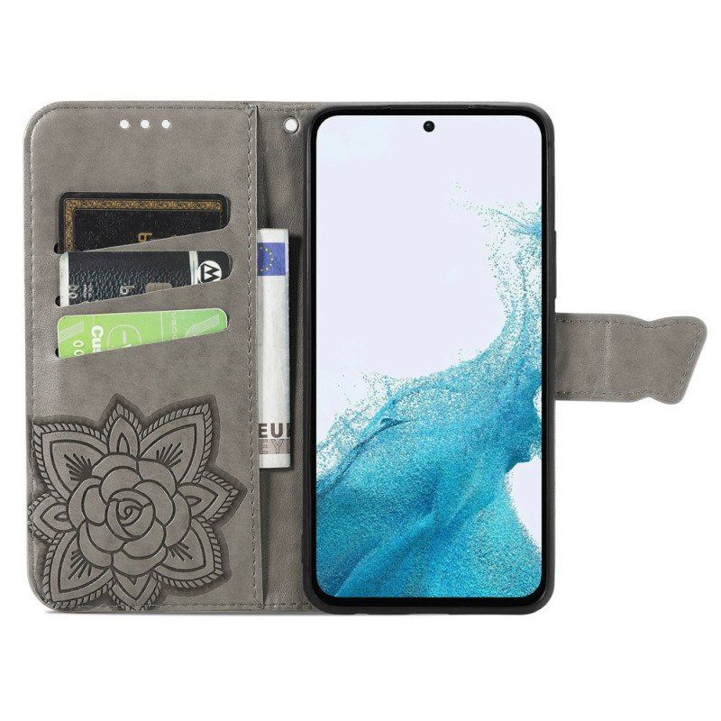 Etui Folio do Samsung Galaxy A54 5G Barokowy Motyl