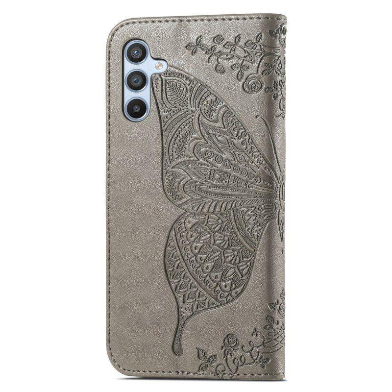 Etui Folio do Samsung Galaxy A54 5G Barokowy Motyl