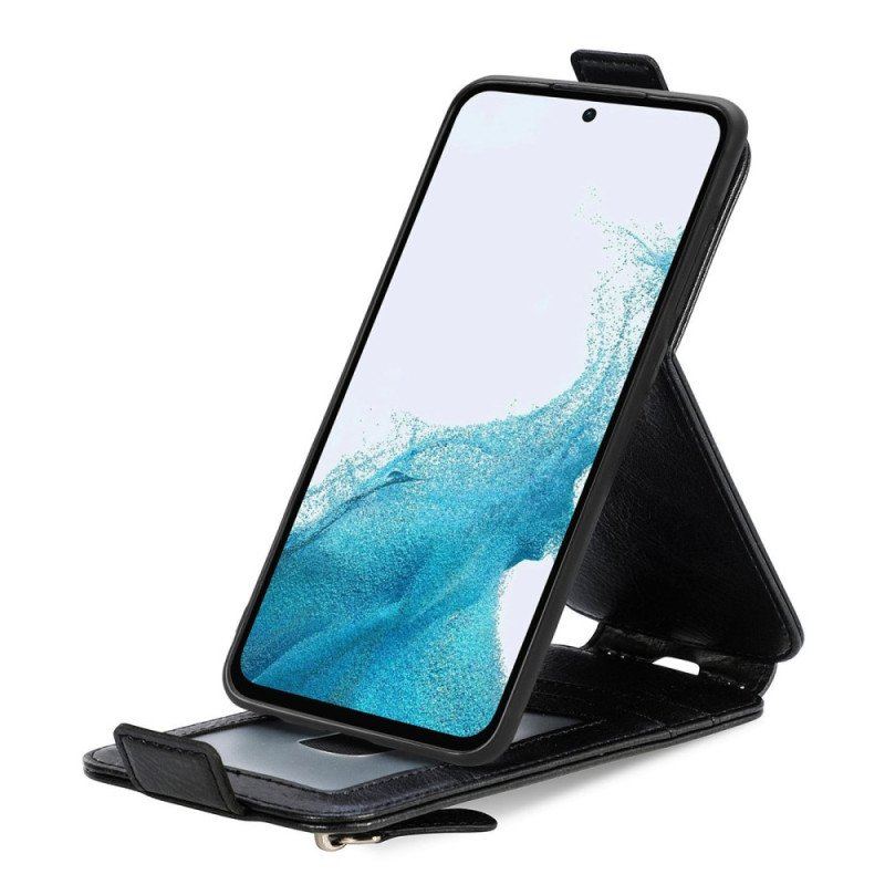 Etui Folio do Samsung Galaxy A54 5G Portfel Skórzany Futerał Pionowe Przerzucanie Z Portfelem