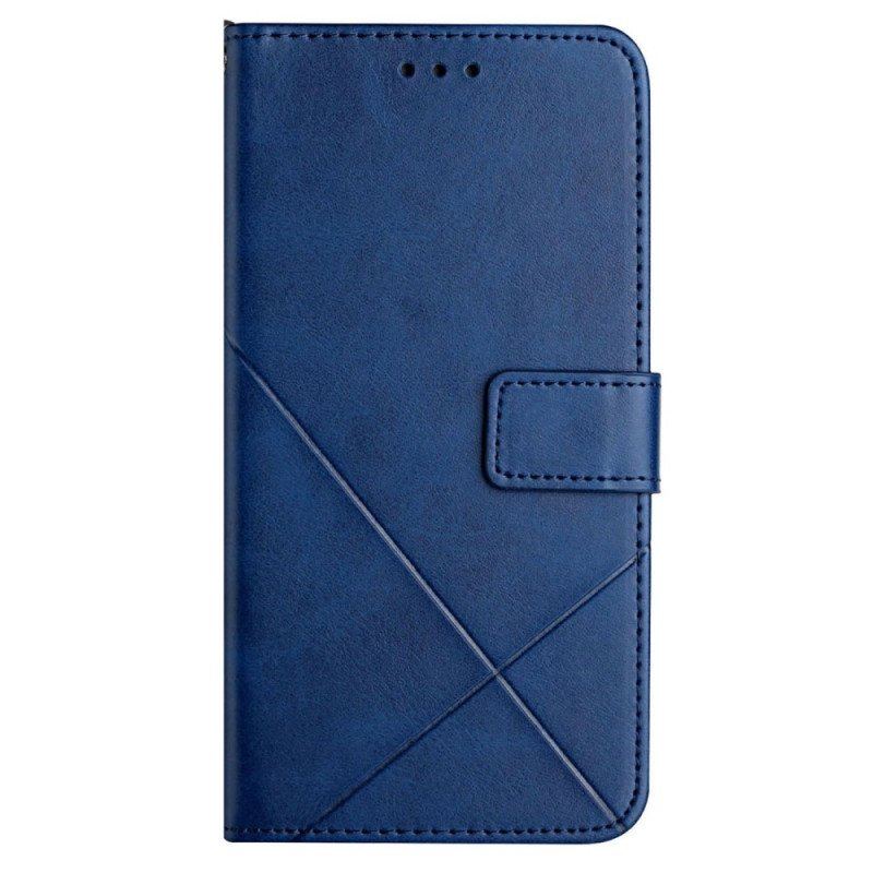 Etui Folio do Samsung Galaxy A54 5G Stylowe Skórzane Linie