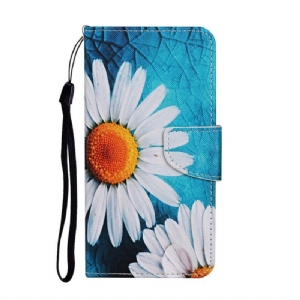 Etui Folio do Samsung Galaxy A54 5G z Łańcuch Czarny Pasek