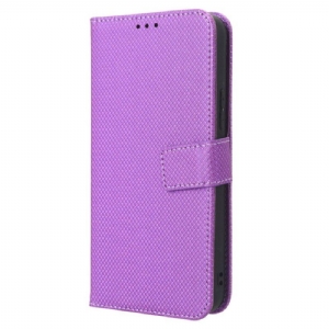 Etui Folio do Samsung Galaxy A54 5G z Łańcuch Styl Z Paskami