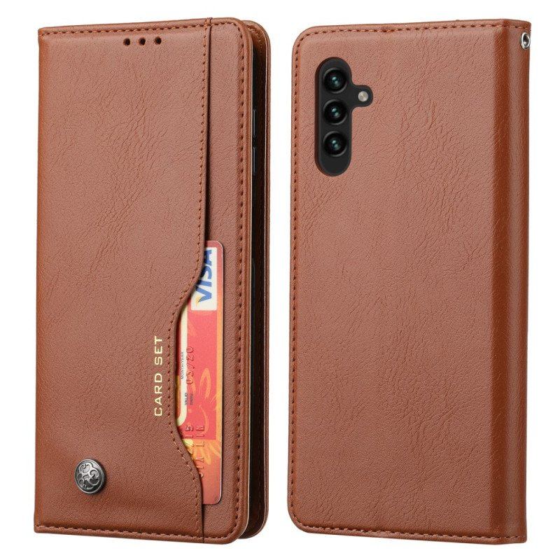 Etui Na Telefon do Samsung Galaxy A54 5G Etui Folio Etui Na Karty Ze Sztucznej Skóry