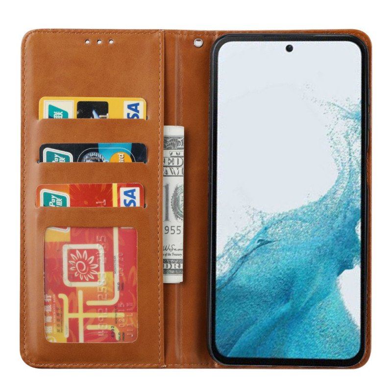 Etui Na Telefon do Samsung Galaxy A54 5G Etui Folio Etui Na Karty Ze Sztucznej Skóry