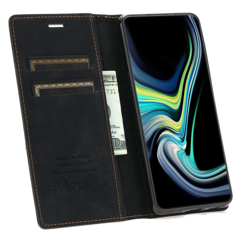 Etui Na Telefon do Samsung Galaxy A54 5G Etui Folio Stylowa Skórzana Moda