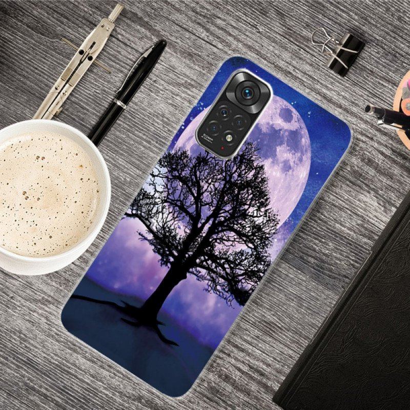 Etui do Xiaomi Redmi Note 11 / 11S Drzewo I Księżyc