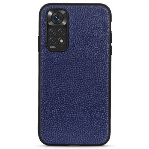 Etui do Xiaomi Redmi Note 11 / 11S Prawdziwa Skóra Litchi