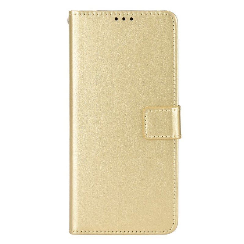 Etui Folio do Xiaomi Redmi Note 11 / 11S Błyszcząca Sztuczna Skóra