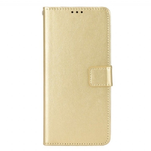 Etui Folio do Xiaomi Redmi Note 11 / 11S Błyszcząca Sztuczna Skóra