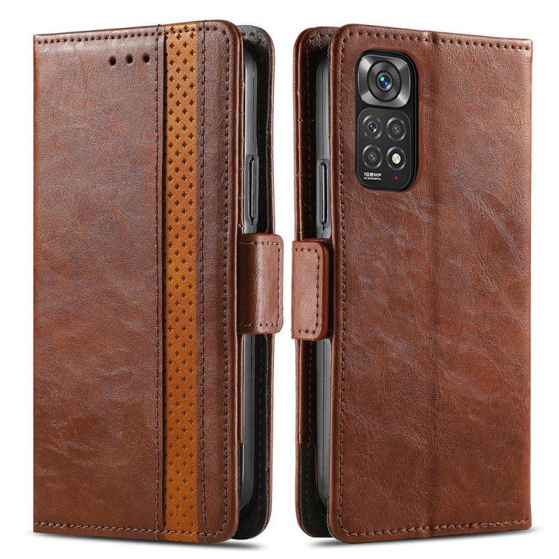 Etui Folio do Xiaomi Redmi Note 11 / 11S Dwukolorowe Podwójne Zapięcie