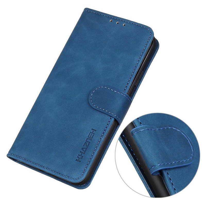 Etui Folio do Xiaomi Redmi Note 11 / 11S Khazneh Efekt Skóry W Stylu Vintage