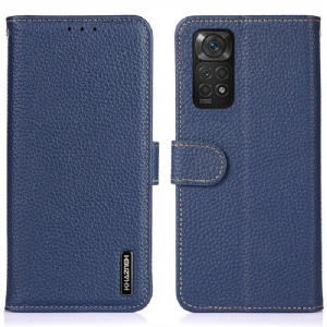 Etui Folio do Xiaomi Redmi Note 11 / 11S Khazneh Skóra Liczi