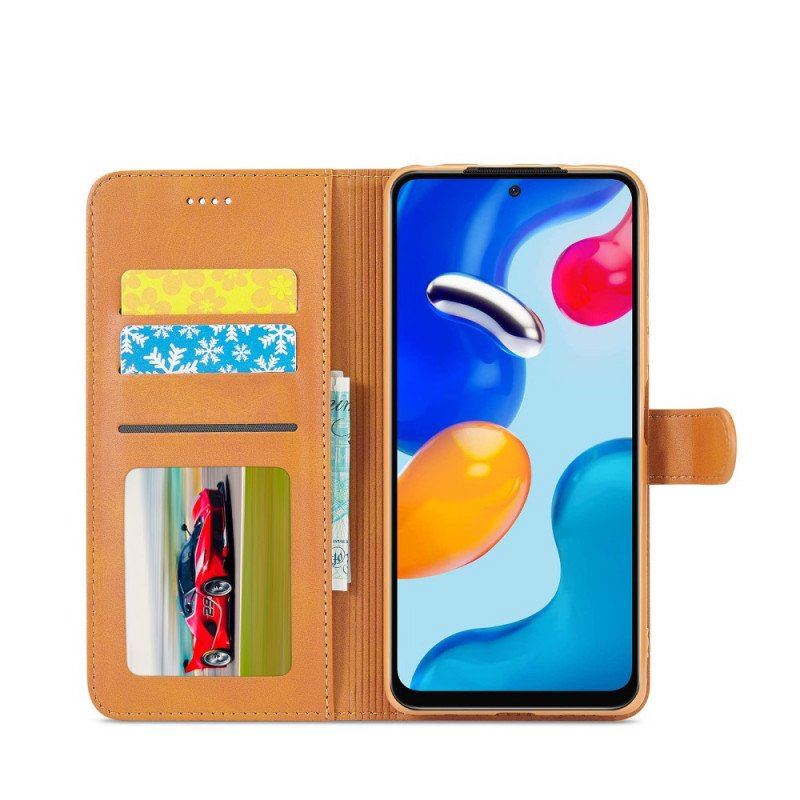 Etui Folio do Xiaomi Redmi Note 11 / 11S Lc.imeeke Efekt Skóry