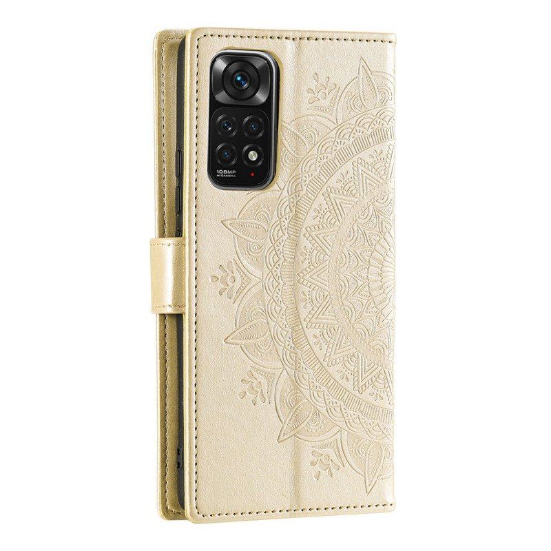 Etui Folio do Xiaomi Redmi Note 11 / 11S Mandala Słońca