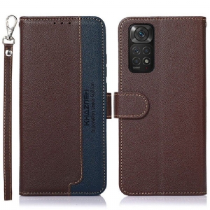 Etui Folio do Xiaomi Redmi Note 11 / 11S Rfid Khazneh W Stylu Liczi