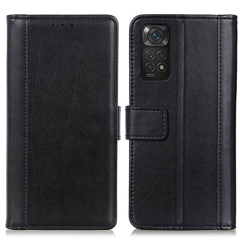 Etui Folio do Xiaomi Redmi Note 11 / 11S Stylizacja Skóry